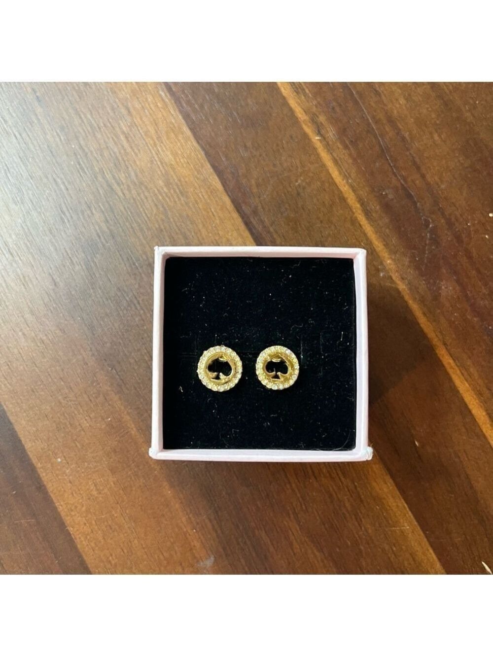 Kate Spade Gold-Tone Pavé Circle Stud Earrings
